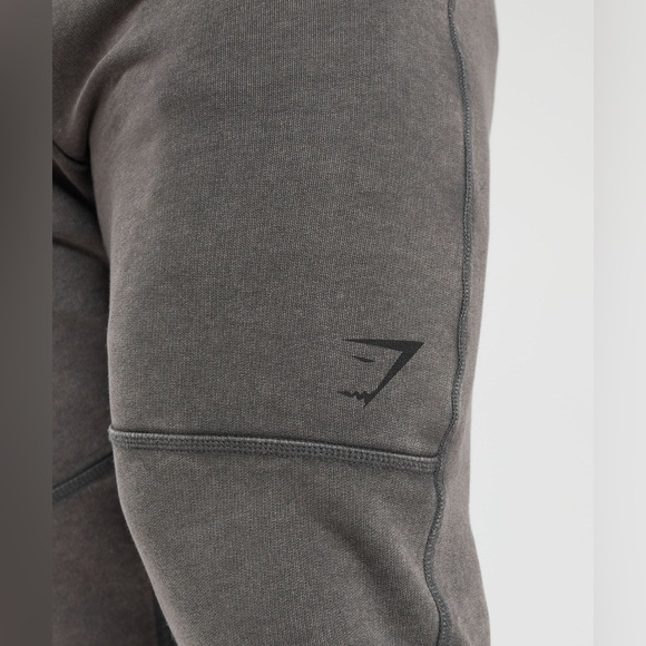 Mens Gymshark Heritage Washed Sweatpants Joggers - Onyx Grey Size Medium - Picture 4 of 9